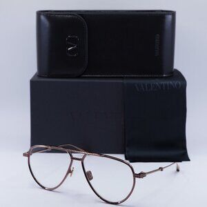 Valentino V-STUD-II VLX-133C Aviator Eyeglasses 59mm - Rose Gold